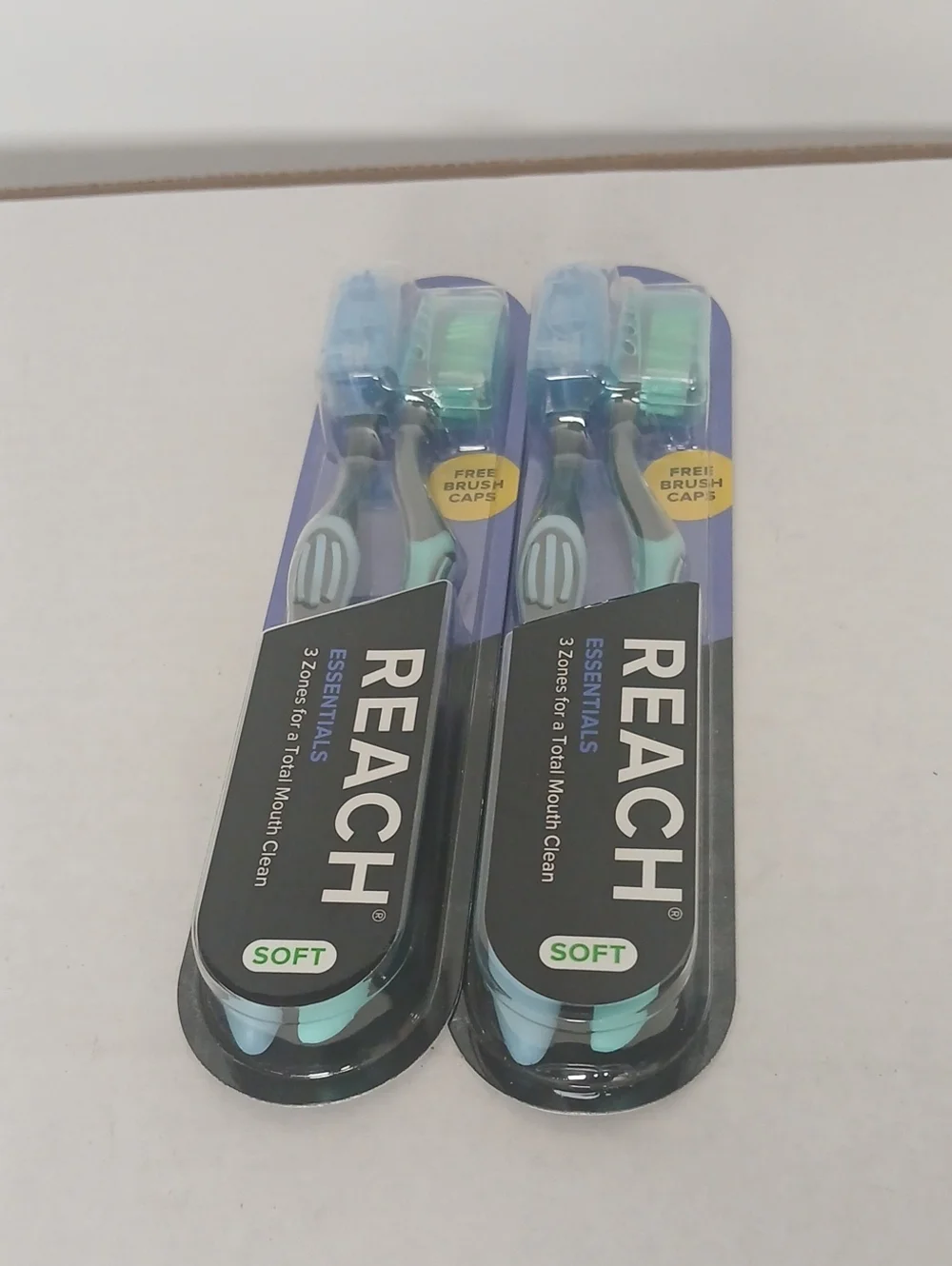 Soft Toothbrushes - Mint & Blue (2 Pack)